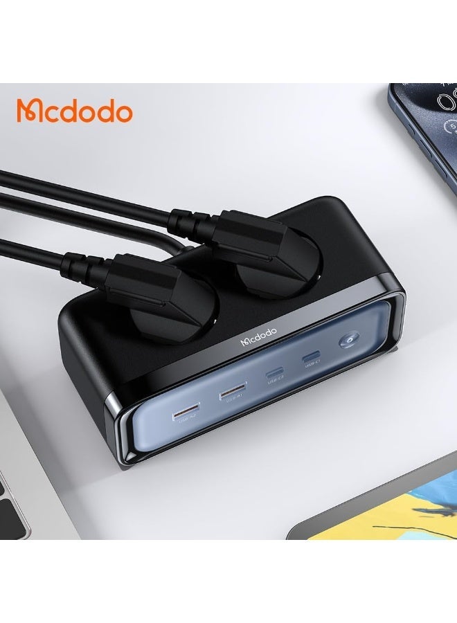 Mcdodo - Power Strip - 6in1 GAN 70W - CH-461 - Black - Image 4